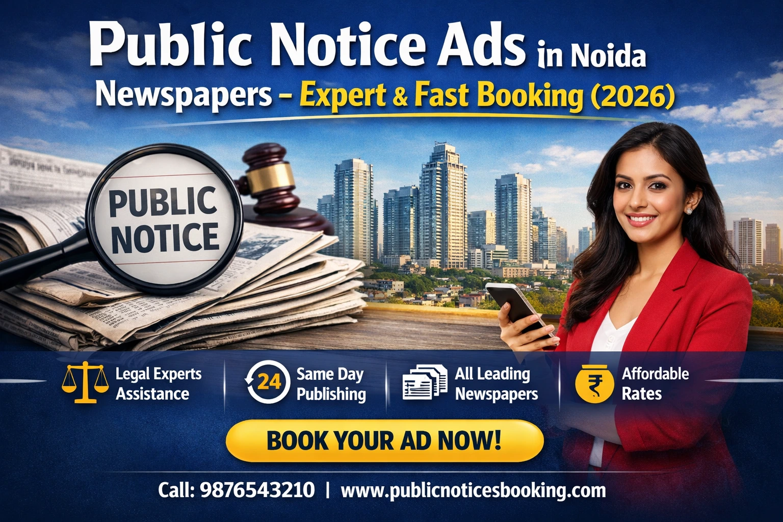 Public Notice Ads Noida Newspapers